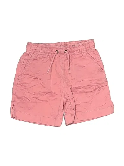 Pre-owned Crewcuts Kids' Cargo Shorts In Pink