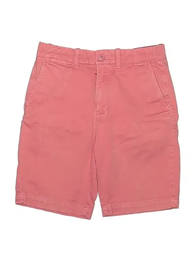 Pre-owned Crewcuts Kids' Cargo Shorts In Pink