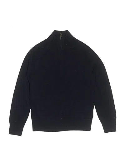 Pre-owned Crewcuts Kids' Cashmere Pullover Sweater In Black