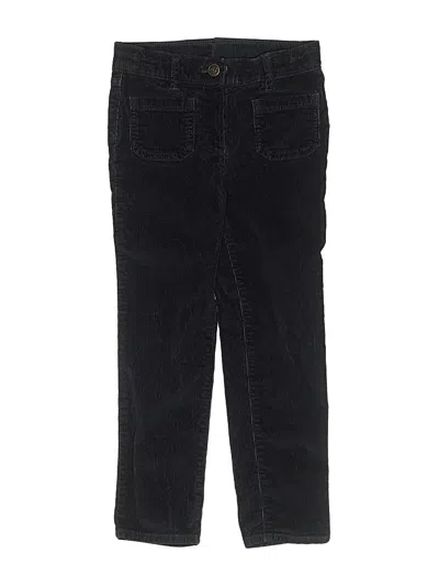 Pre-owned Crewcuts Kids' Casual Pants In Black