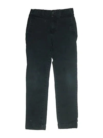 Pre-owned Crewcuts Kids' Casual Pants In Black