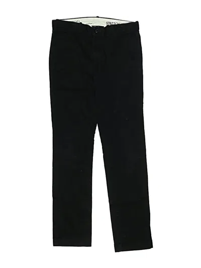 Pre-owned Crewcuts Kids' Casual Pants In Black