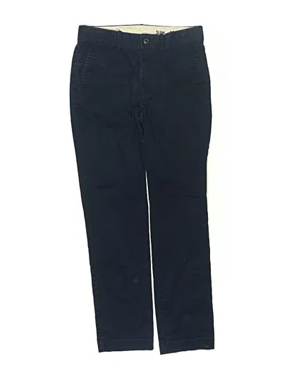Pre-owned Crewcuts Kids' Casual Pants In Blue