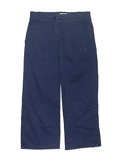 Pre-owned Crewcuts Kids' Casual Pants In Blue