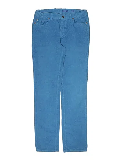Pre-owned Crewcuts Kids' Casual Pants In Blue