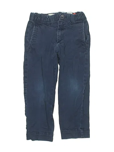 Pre-owned Crewcuts Kids' Casual Pants In Blue