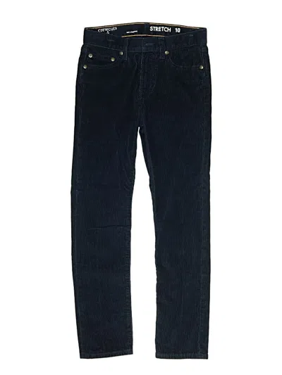 Pre-owned Crewcuts Kids' Casual Pants In Blue