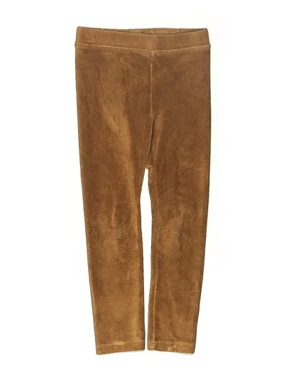 Pre-owned Crewcuts Kids' Casual Pants In Brown