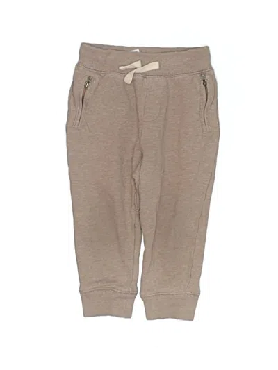 Pre-owned Crewcuts Kids' Casual Pants In Brown