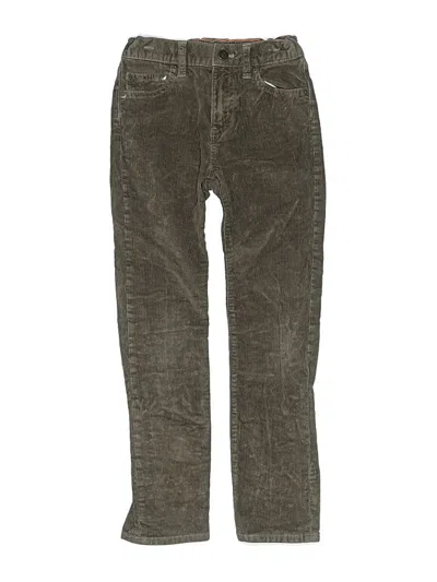 Pre-owned Crewcuts Kids' Casual Pants In Brown