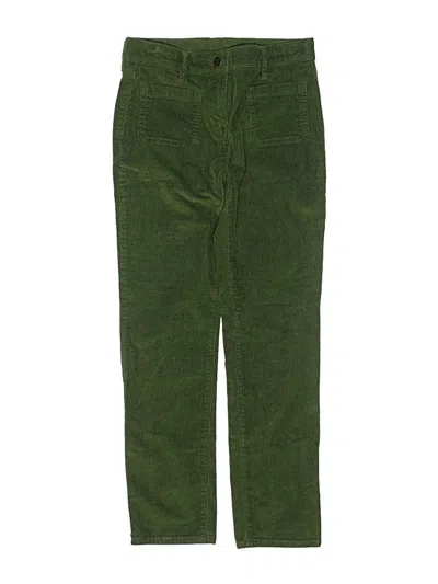 Pre-owned Crewcuts Kids' Casual Pants In Green