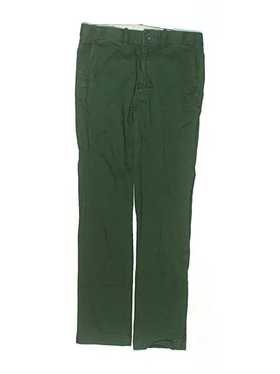 Pre-owned Crewcuts Kids' Casual Pants In Green