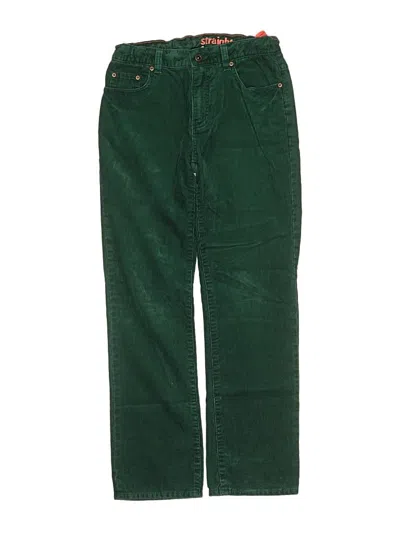 Pre-owned Crewcuts Kids' Casual Pants In Green