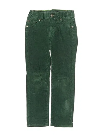 Pre-owned Crewcuts Kids' Casual Pants In Green
