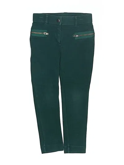 Pre-owned Crewcuts Kids' Casual Pants In Green