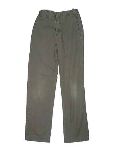 Pre-owned Crewcuts Kids' Casual Pants In Green