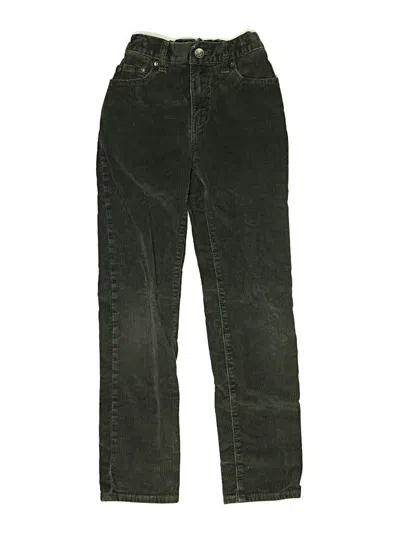 Pre-owned Crewcuts Kids' Casual Pants In Green