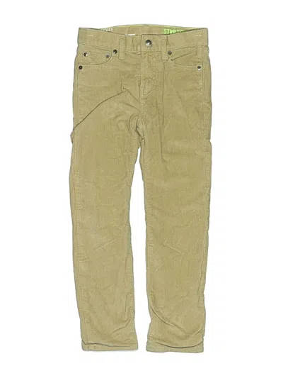 Pre-owned Crewcuts Kids' Casual Pants In Green