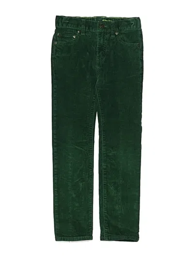 Pre-owned Crewcuts Kids' Casual Pants In Green