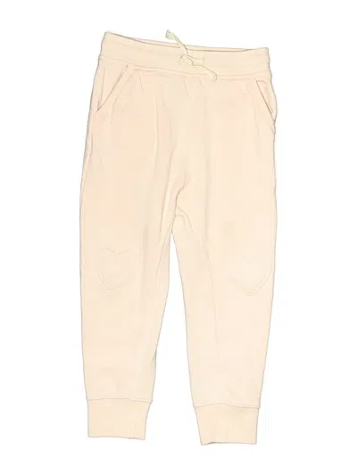 Pre-owned Crewcuts Kids' Casual Pants In Ivory