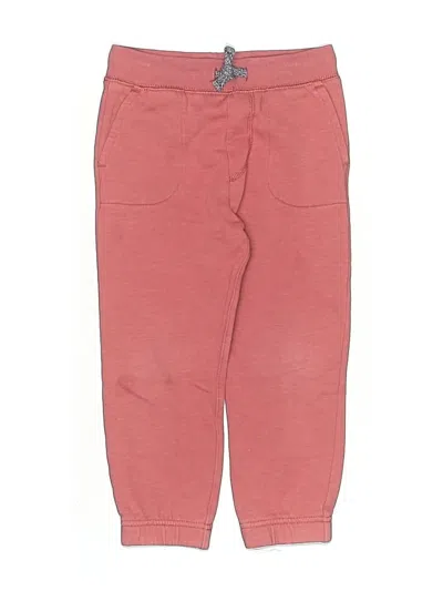 Pre-owned Crewcuts Kids' Casual Pants In Pink