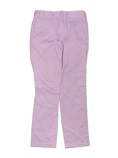 Pre-owned Crewcuts Kids' Casual Pants In Purple