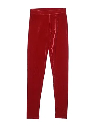 Pre-owned Crewcuts Kids' Casual Pants In Red