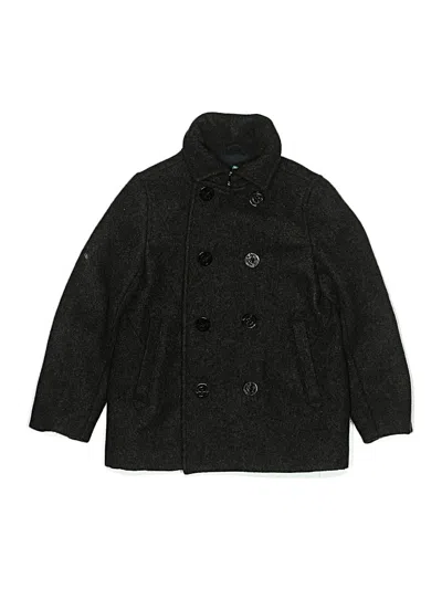 Pre-owned Crewcuts Kids' Coat In Gray