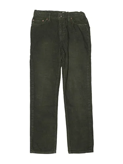 Pre-owned Crewcuts Kids' Cord Pant In Green
