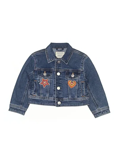 Pre-owned Crewcuts Kids' Denim Jacket In Blue