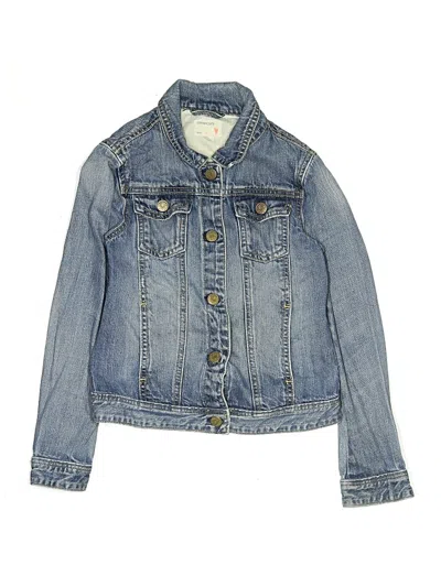 Pre-owned Crewcuts Kids' Denim Jacket In Blue
