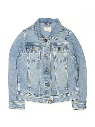 Pre-owned Crewcuts Kids' Denim Jacket In Blue