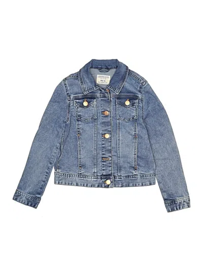 Pre-owned Crewcuts Kids' Denim Jacket In Blue