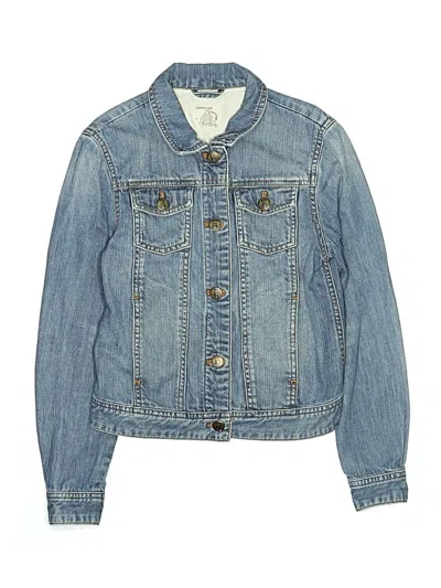 Pre-owned Crewcuts Kids' Denim Jacket In Blue