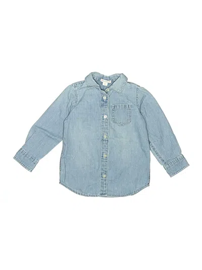 Pre-owned Crewcuts Kids' Denim Jacket In Blue