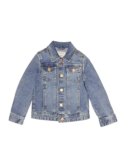 Pre-owned Crewcuts Kids' Denim Jacket In Blue