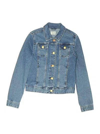 Pre-owned Crewcuts Kids' Denim Jacket In Blue