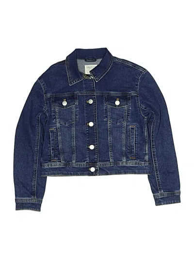 Pre-owned Crewcuts Kids' Denim Jacket In Blue