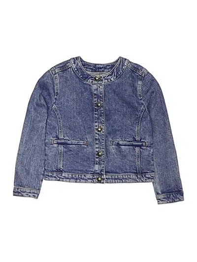 Pre-owned Crewcuts Kids' Denim Jacket In Blue