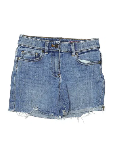 Pre-owned Crewcuts Kids' Denim Shorts In Blue