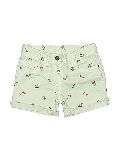 Pre-owned Crewcuts Kids' Denim Shorts In Green