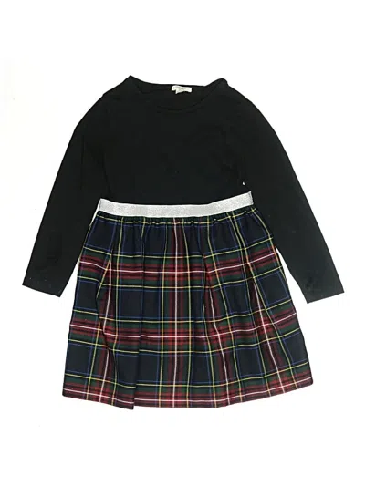 Pre-owned Crewcuts Kids' Dress In Black