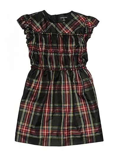Pre-owned Crewcuts Kids' Dress In Black
