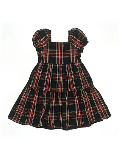 Pre-owned Crewcuts Kids' Dress In Black