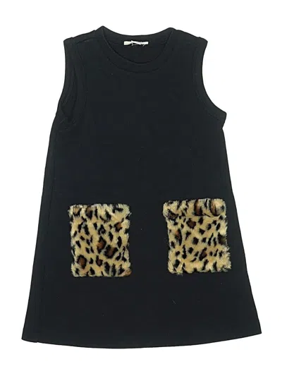 Pre-owned Crewcuts Kids' Dress In Black