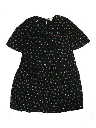 Pre-owned Crewcuts Kids' Dress In Black