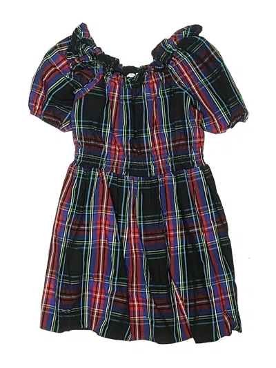 Pre-owned Crewcuts Kids' Dress In Black