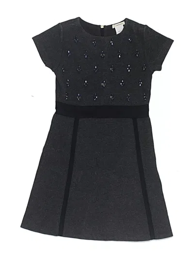 Pre-owned Crewcuts Kids' Dress In Black
