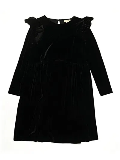 Pre-owned Crewcuts Kids' Dress In Black