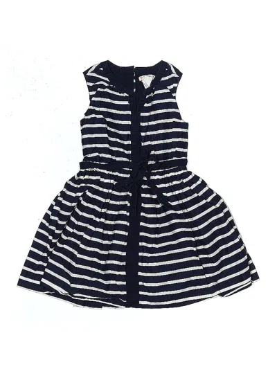Pre-owned Crewcuts Kids' Dress In Blue
